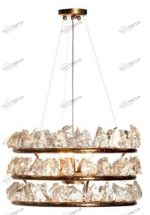 Possoni Illuminazione Подвеска из чистого золота с атласным стеклом Icicles 1090/9 