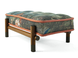 Ткань съемный сад пуфик