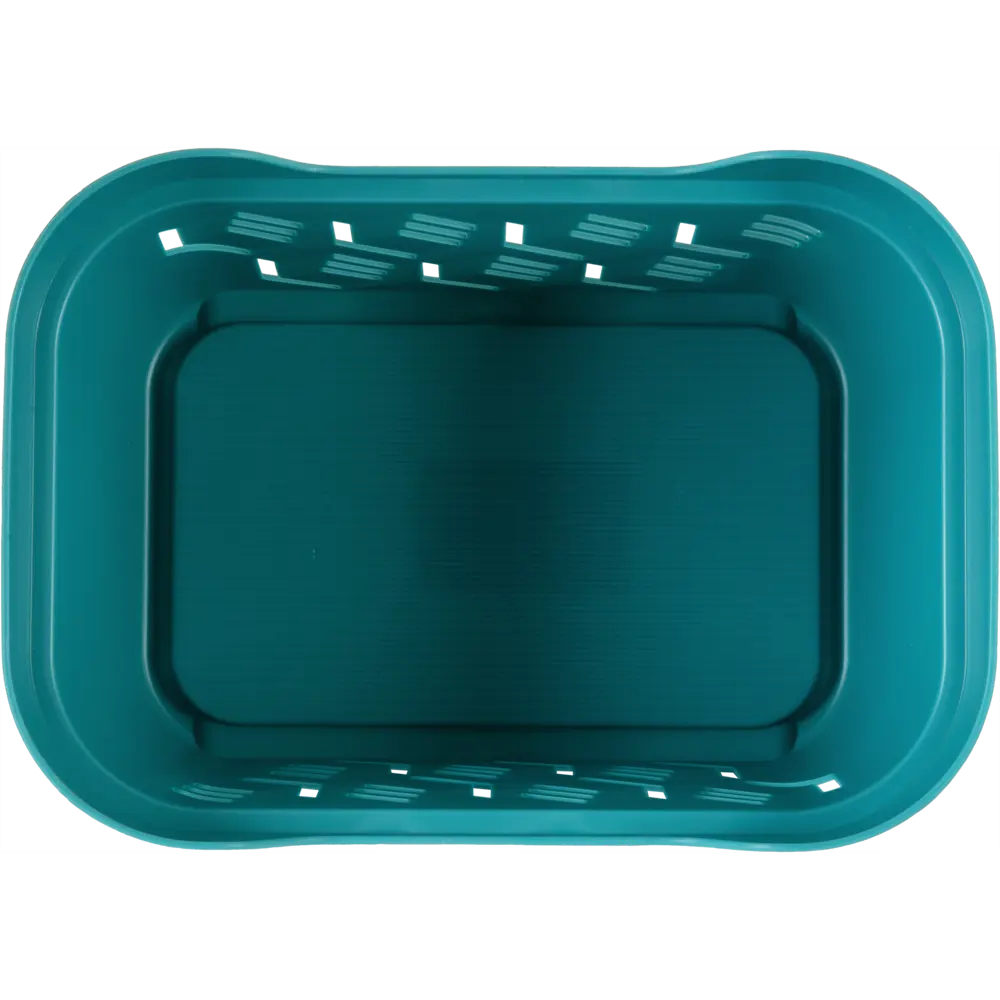 Ящик DELUXE с крышкой 18.9x11x13.2 см 1.9 л полипропилен цвет голубой БЫТПЛАСТ STLM-2007962 - Вид №2