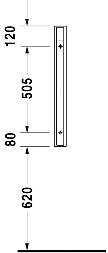 8500000000 Настенный писсуар, уринал с мушкой Duravit Starck 3 - Вид №5
