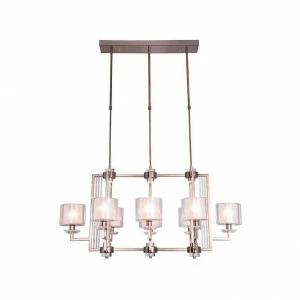 Подвесная люстра Newport 4408/S Black Nickel NEWPORT ДИЗАЙНЕРСКИЕ 279697 Белый