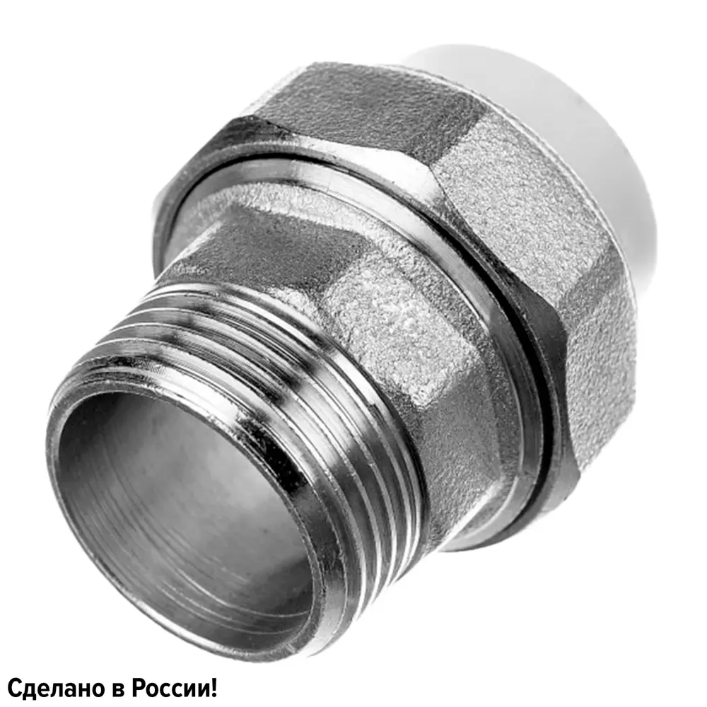Муфта разъемная раструбная Ростерм 3/4"x20 мм НР полипропилен STLM-2141559