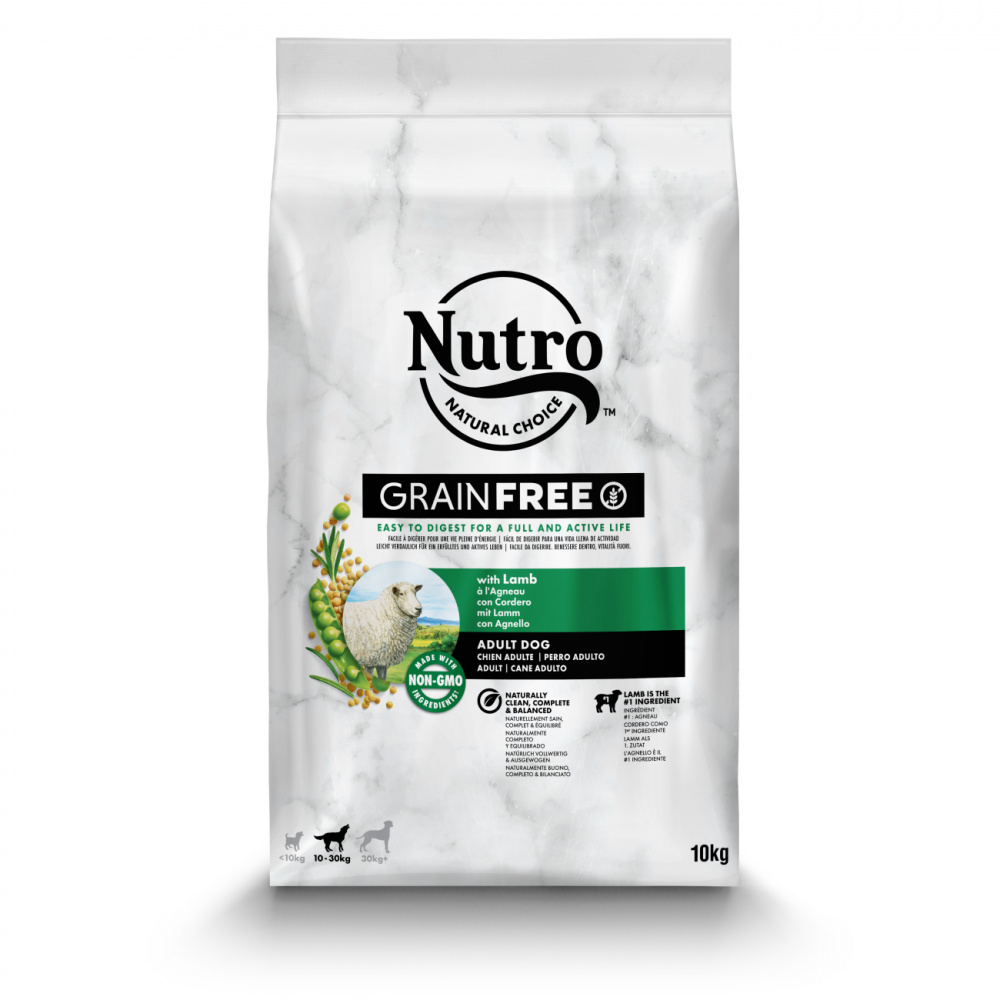 ПР0059451 Корм для собак для средних пород с ягненком и экстрактом розмарина сух. 10кг NUTRO 