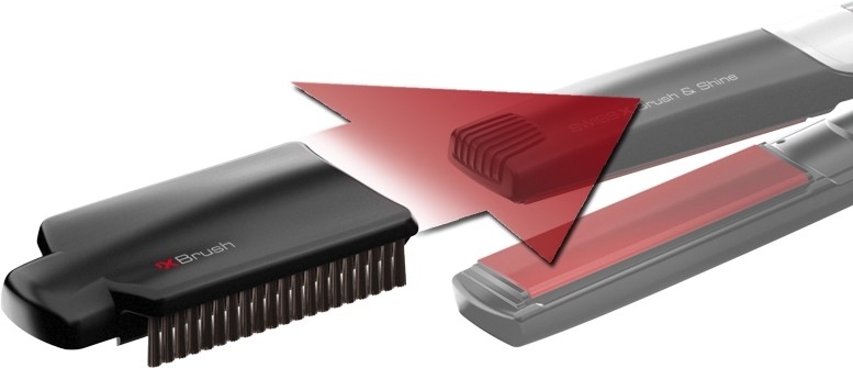 Valera Swiss'X - SUPER Brush & Shine Set Мод. 100.20 / IS - комбинированная система для разглаживания + одновременной чистки щеткой. 51000603  - Вид №1
