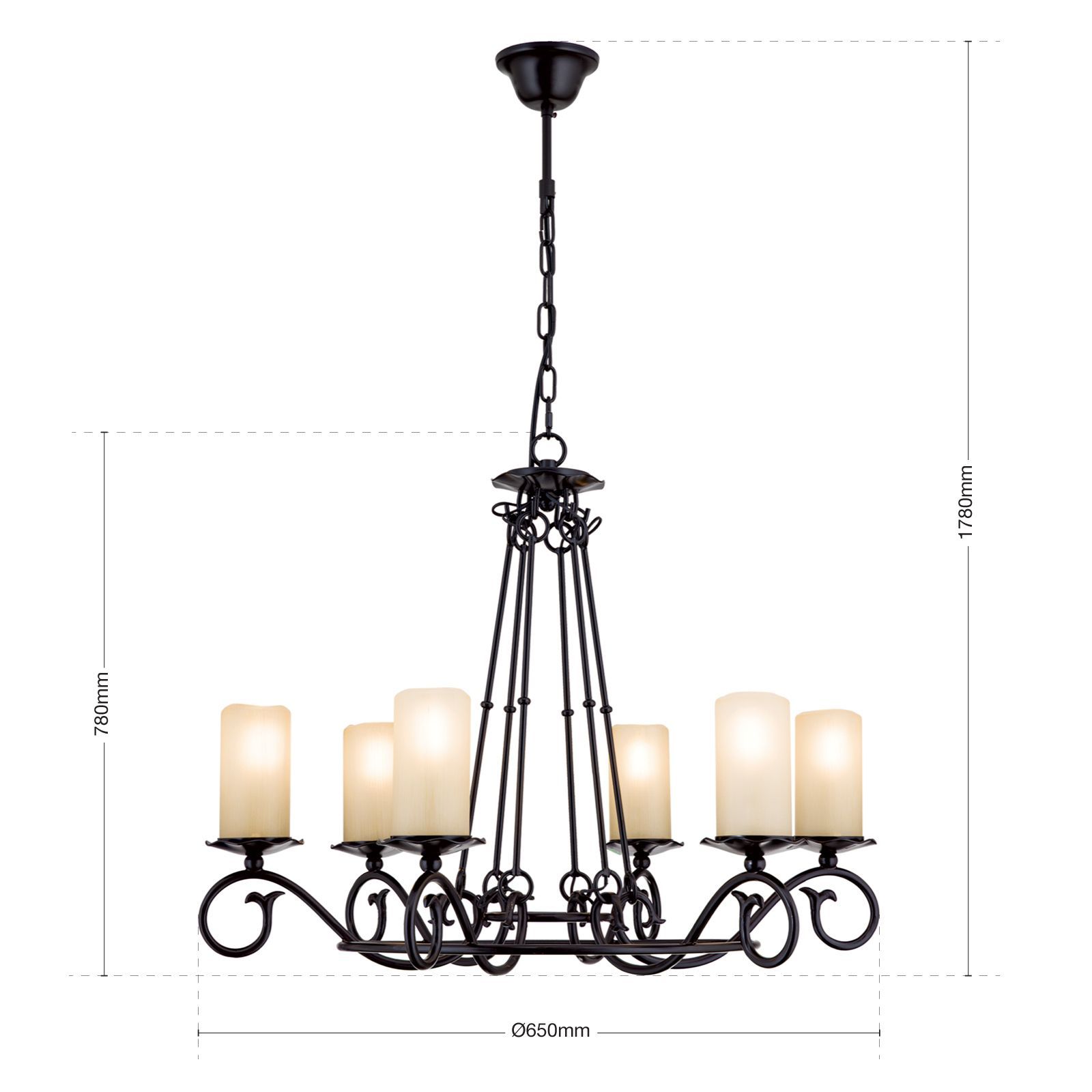 Металлическая люстра Orion Rusticka ARCH-00143965 - Вид №14