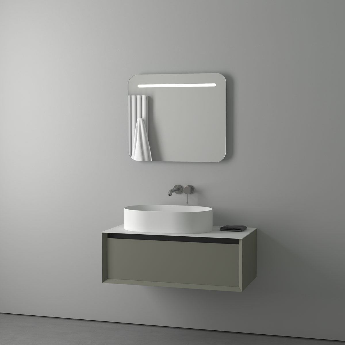 BY 2144 Зеркало со встроенным LED-светильником 5,5 W EVOFORM Ledline - Вид №3