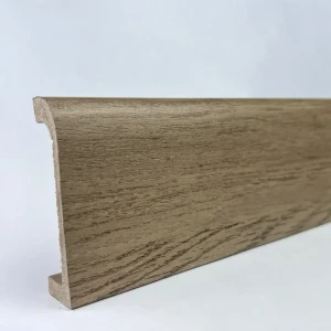 Плинтус Bello Deco 80x19x2000 мм ударопрочный влагостойкий дюрополимер дуб бристоль