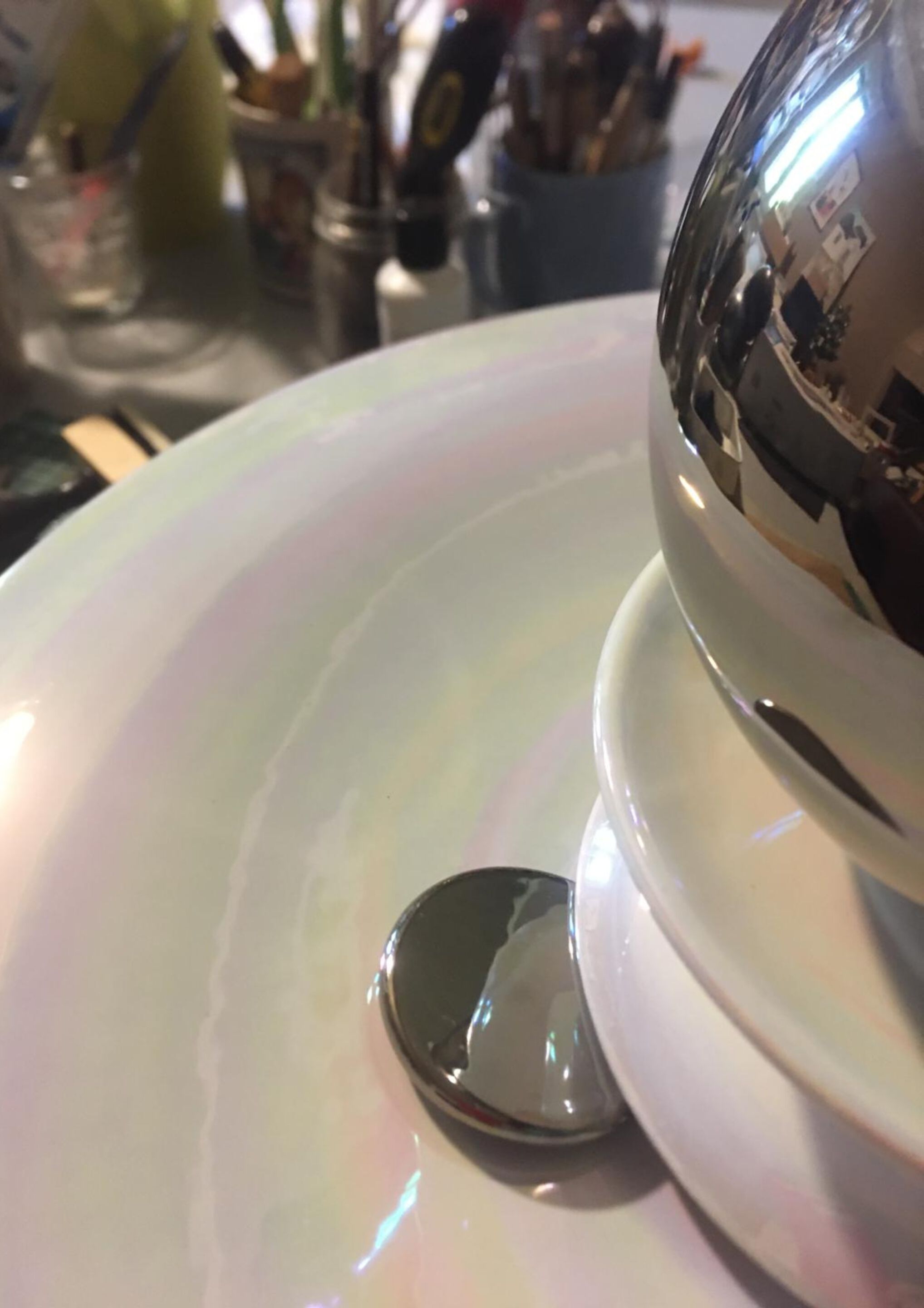 Керамический крытый фонтан с декором ручной работы Muse dell’Abitare вода ARCH-00144835 - Вид №1