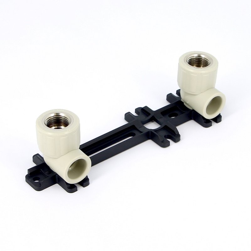 Водорозетка ВР 20х1/2" полипропилен двойная на планке FV-PLAST AA255020012 - Вид №2