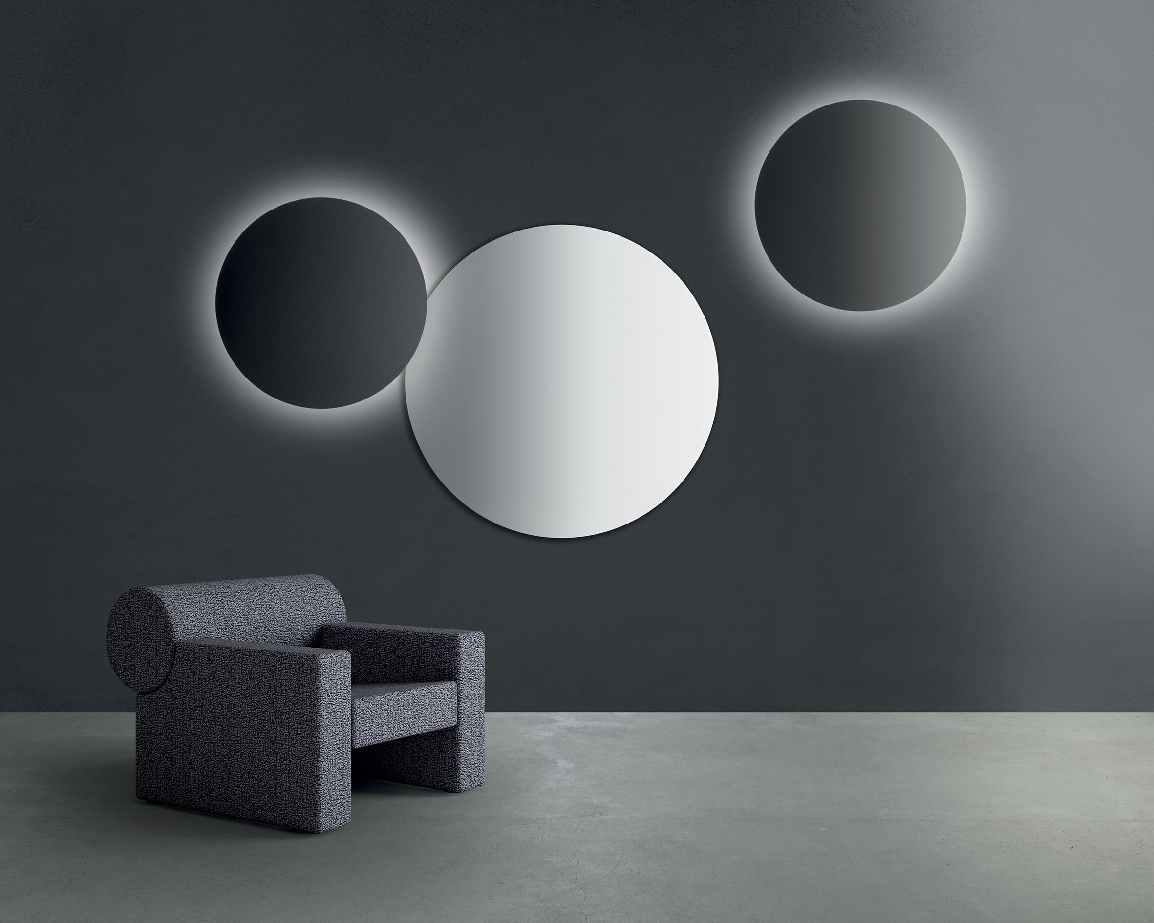 Тканевая акустическая панель со встроенным освещением Caimi Brevetti Snowsound Technology ARCH-00004502 - Вид №2