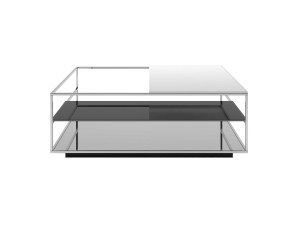 Стеклянный журнальный столик