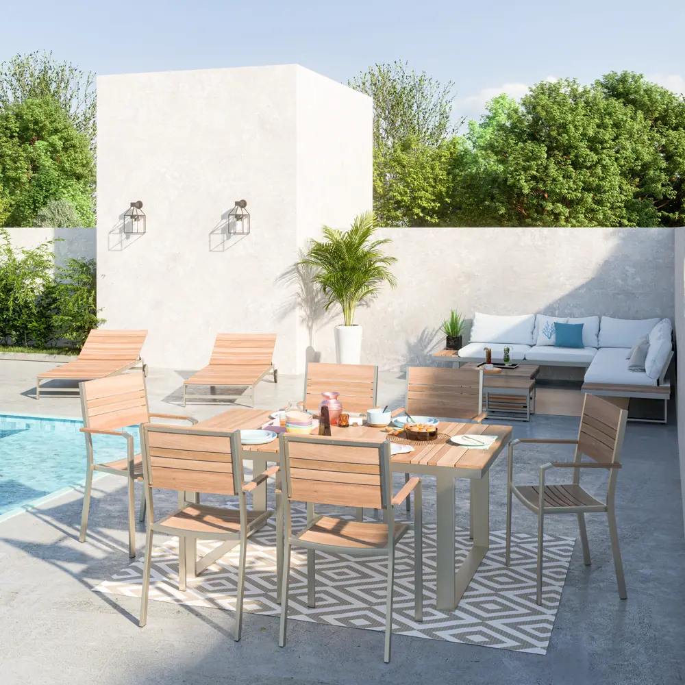 Стол садовый NATERIAL Menorca для комфортного отдыха на природе 82922567 STLM-0037944 - Вид №9