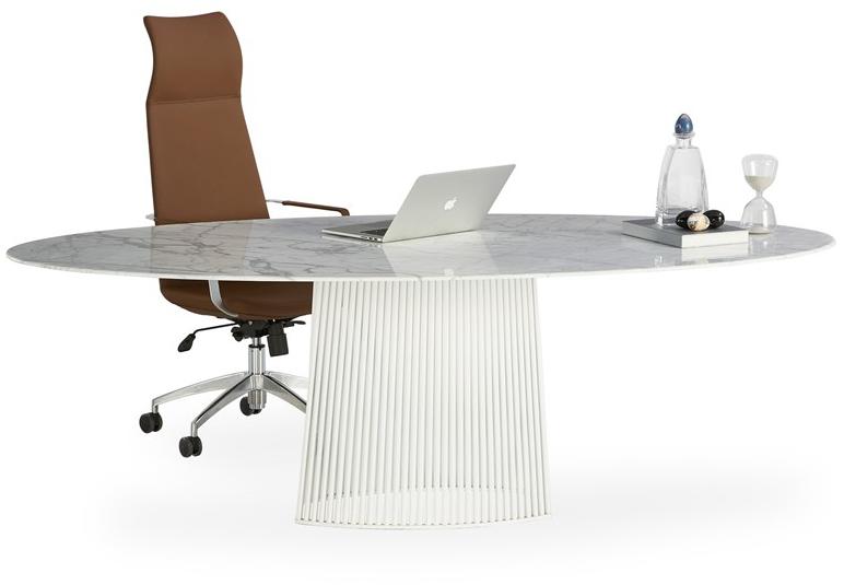 B&T Design Кожаное кресло для руководителя с 5 спицами и высокой спинкой Zone sun-id-1473141 - Вид №3