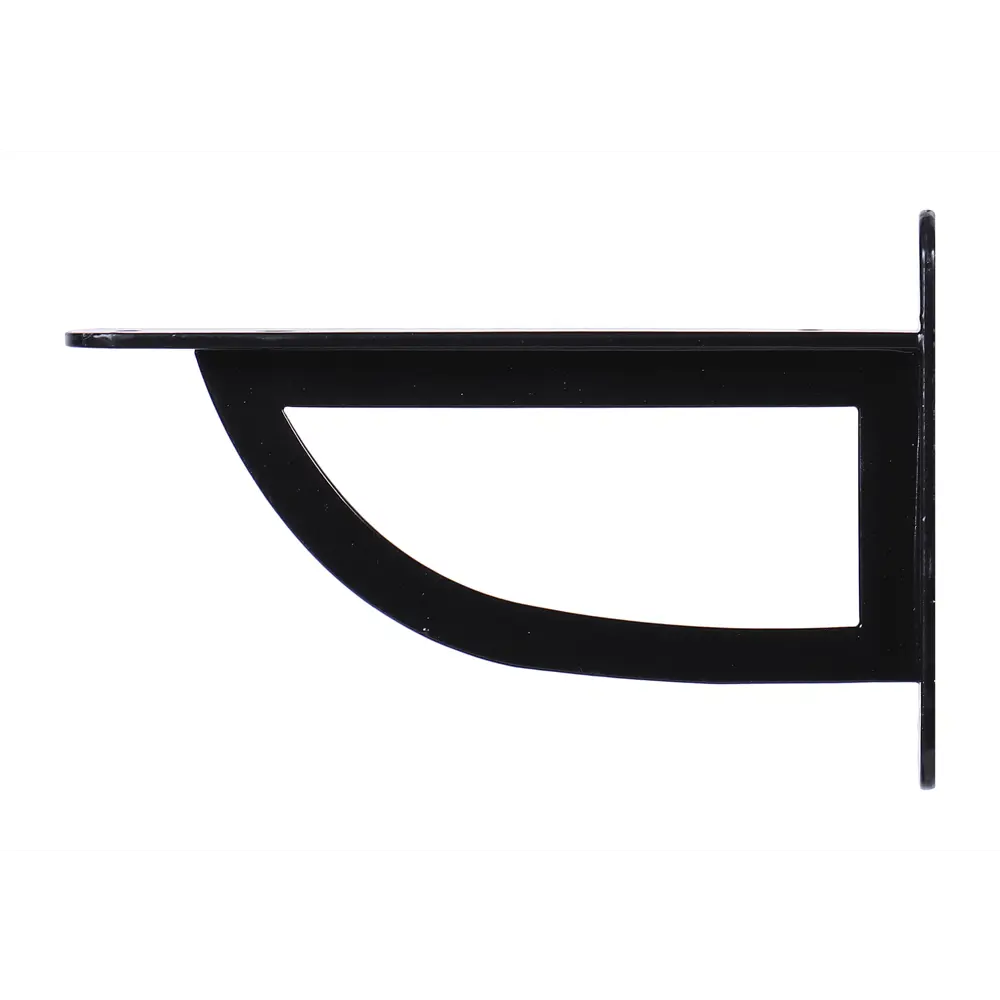 Кронштейн Larvij D-Wall для полок и кашпо, черный глянец 84908795 STLM-1082964 - Вид №1