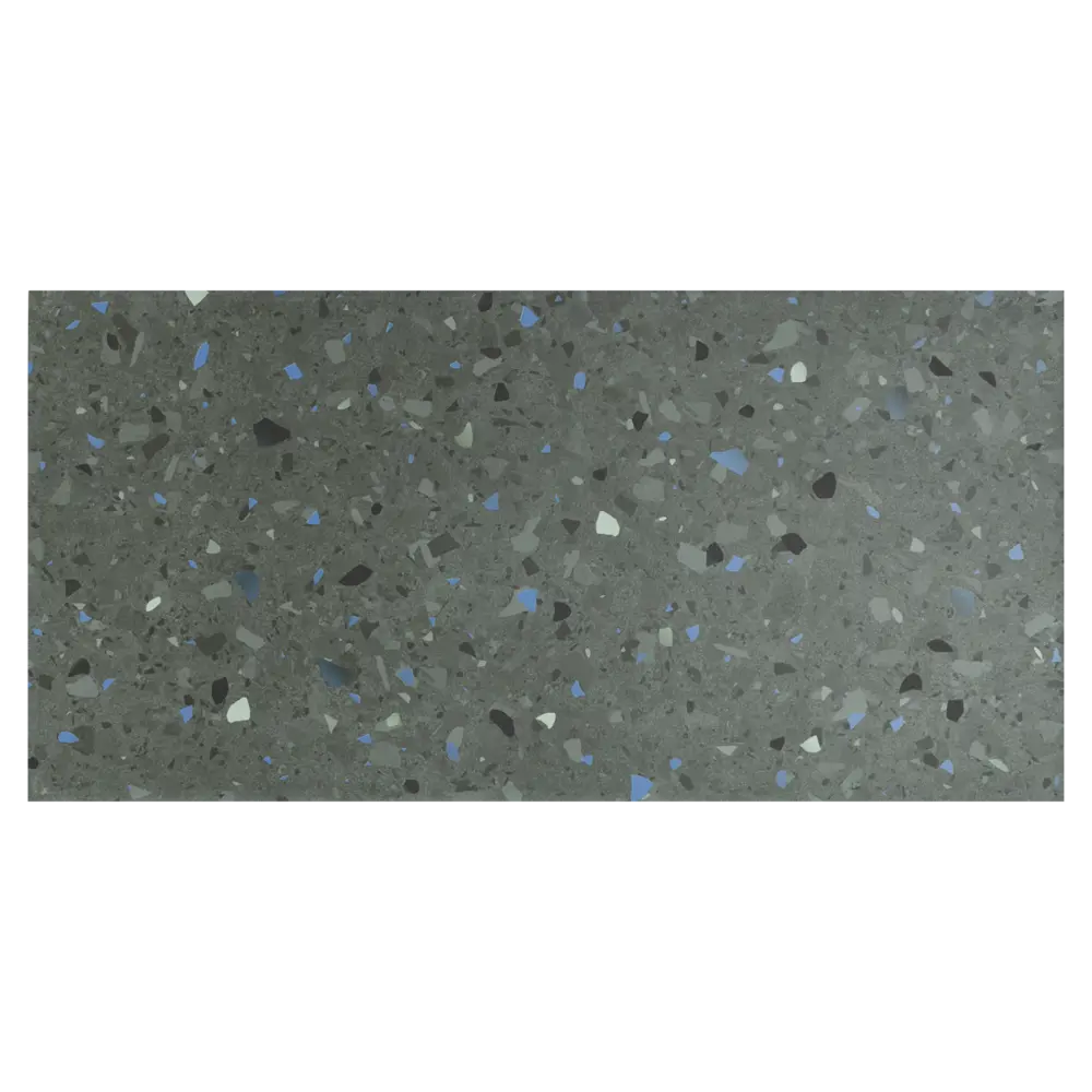 Керамин Салерно 5Д - настенная плитка графит 60×30 см с эффектом терраццо 89398688 STLM-1573790 - Вид №1