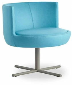 B&T Design Кресло из ткани с 4 спицами Round