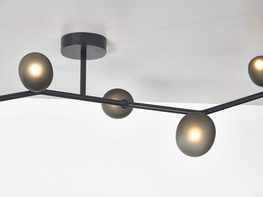 BROKIS Потолочный светильник из дутого стекла и металла Ivy sun-id-1500435 - Вид №7