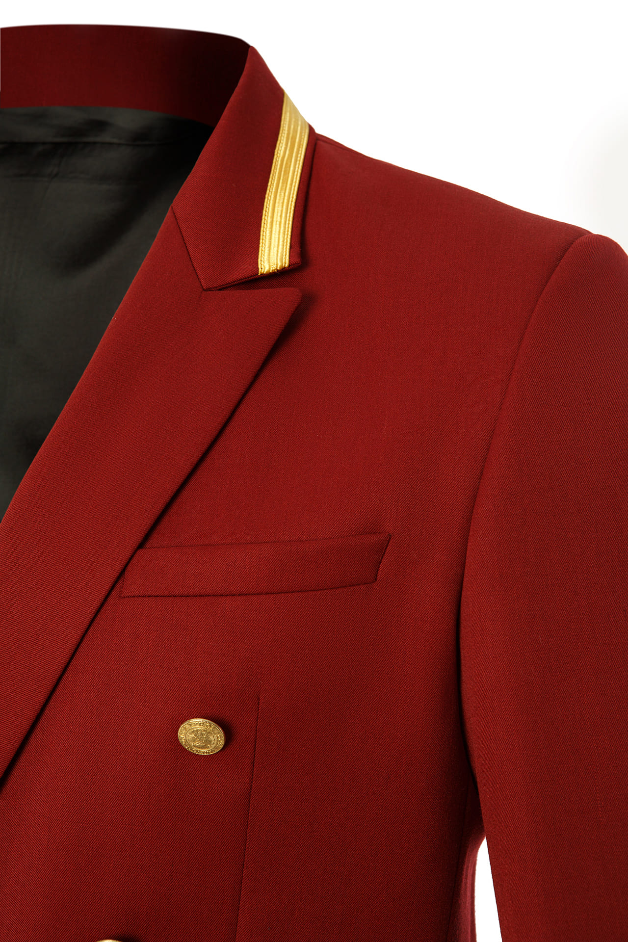 69783 Пиджак двубортный  Швейцар bordeaux El-Risto  Бренд "El-Risto" (Эль Ристо), каталог товаров размер 48/176  - Вид №2