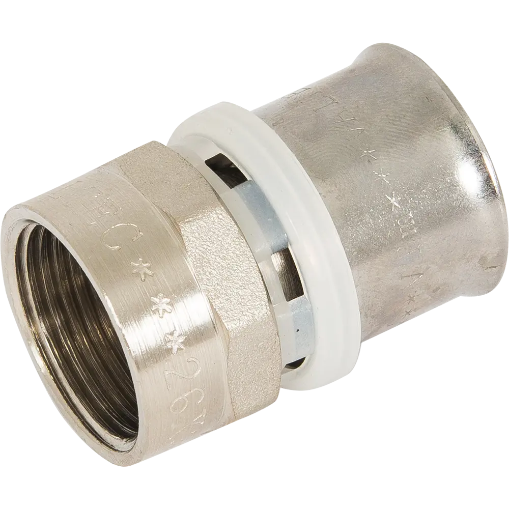 Муфта комбинированная Valtec 3/4"x26 мм ВР никелированная латунь VTM.202.N.002605 15474381 STLM-2068764 