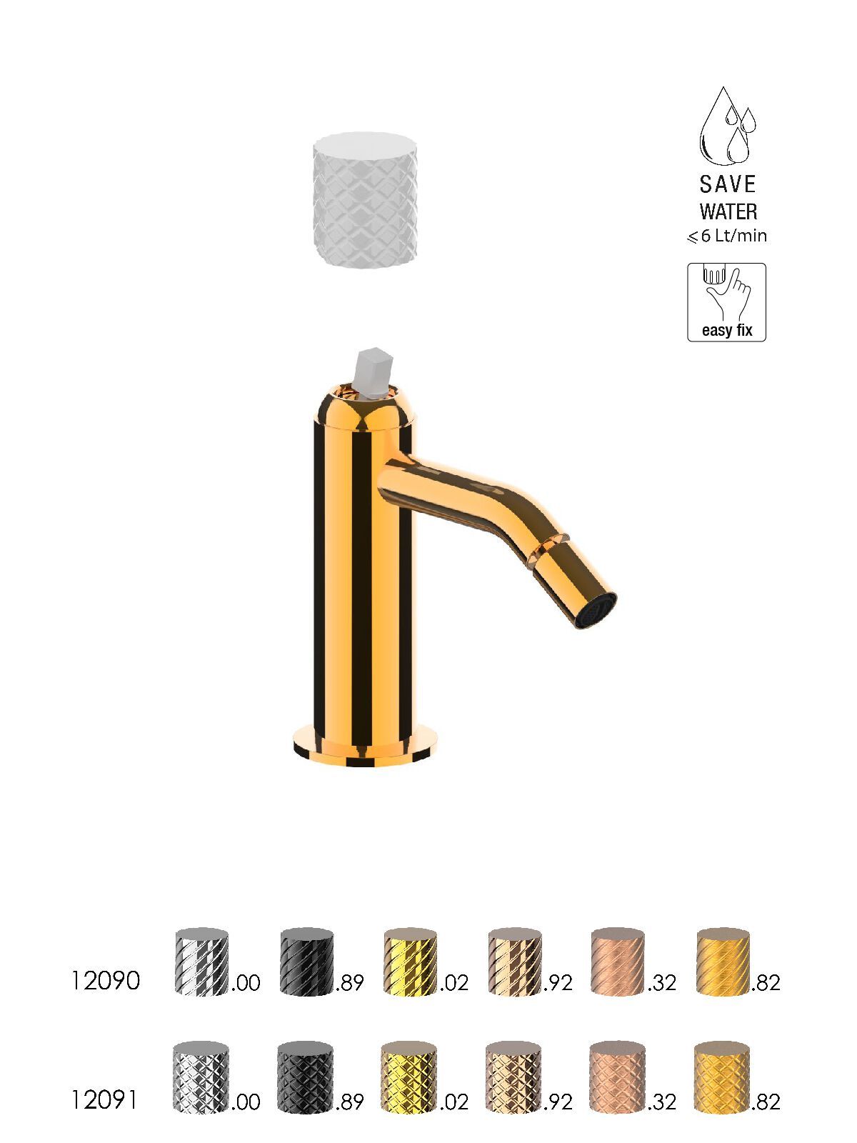 Однорычажный смеситель для биде без слива Rubinetterie Frattini Pepe XLS ARCH-00082399 - Вид №9