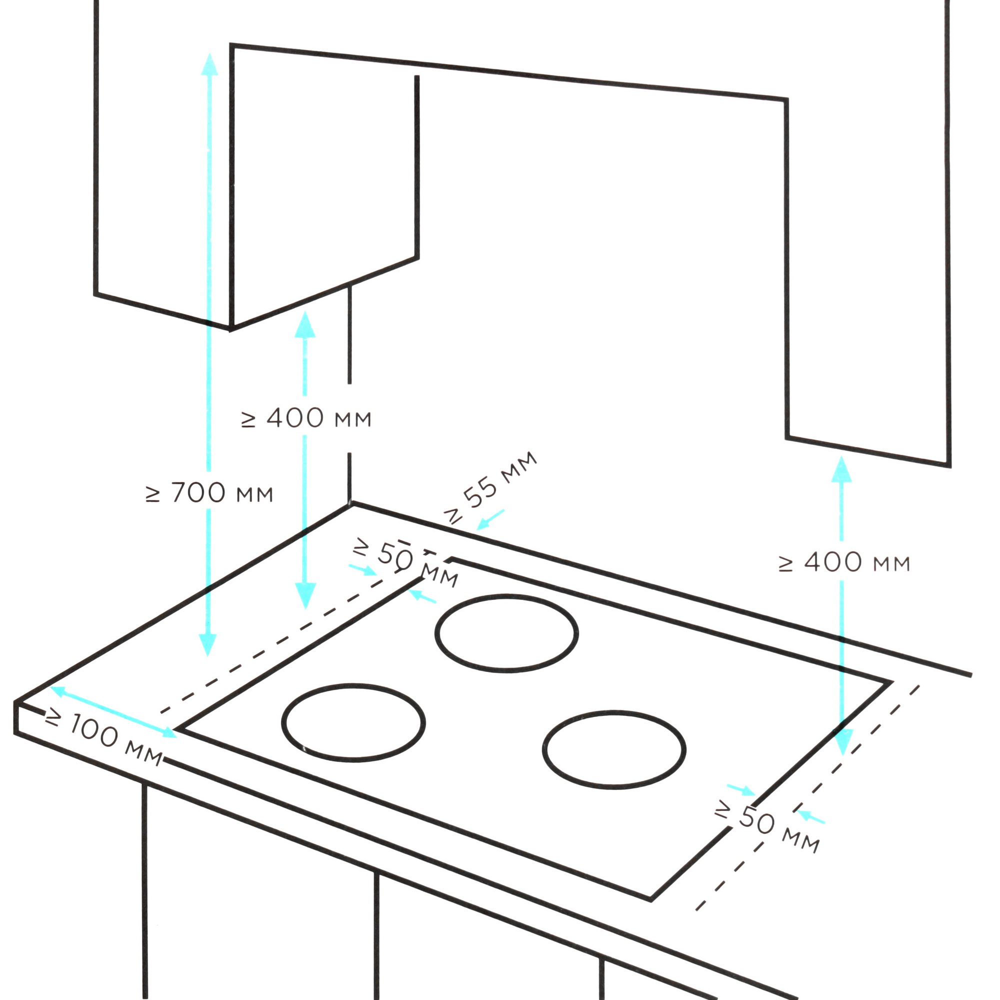 9146760 Газовая варочная поверхность Eigen GH-45M1DT STDN-0032280 - Вид №7