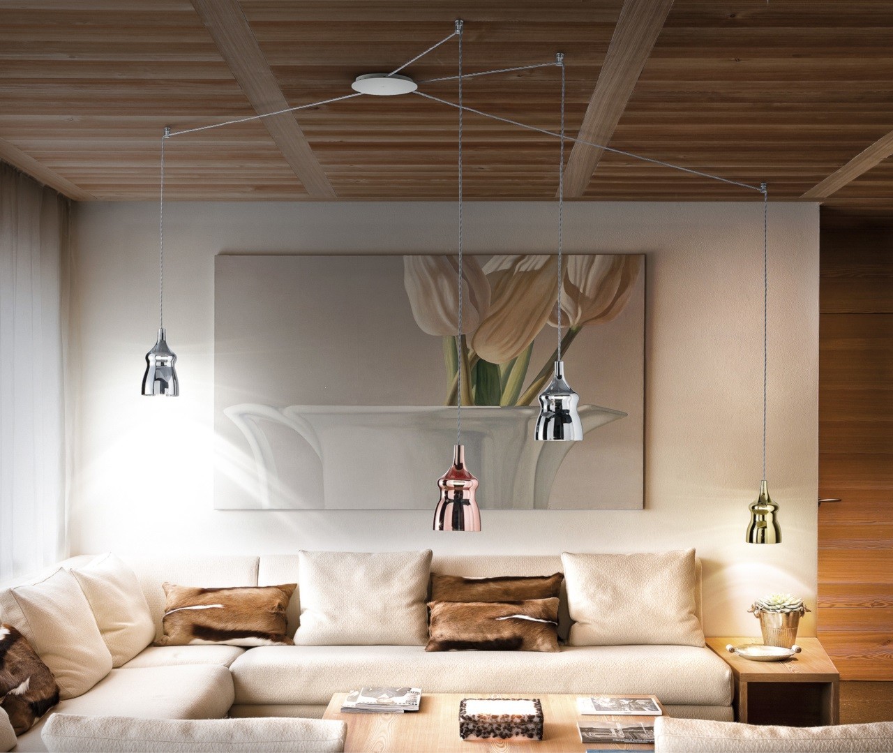 Studio Italia Design Nostalgia 154003 SO1 CR gold светильник подвесной 106859 - Вид №2