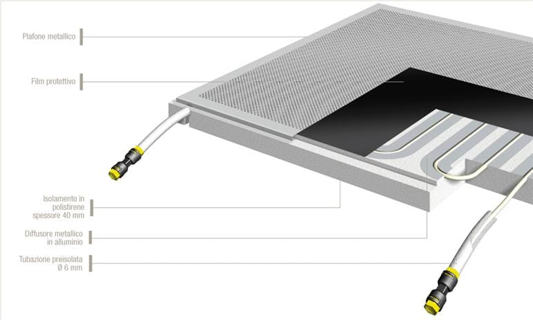 Стальные потолочные плитки RDZ B!KLIMAX+ A QUADROTTI ARCH-00061114 - Вид №8