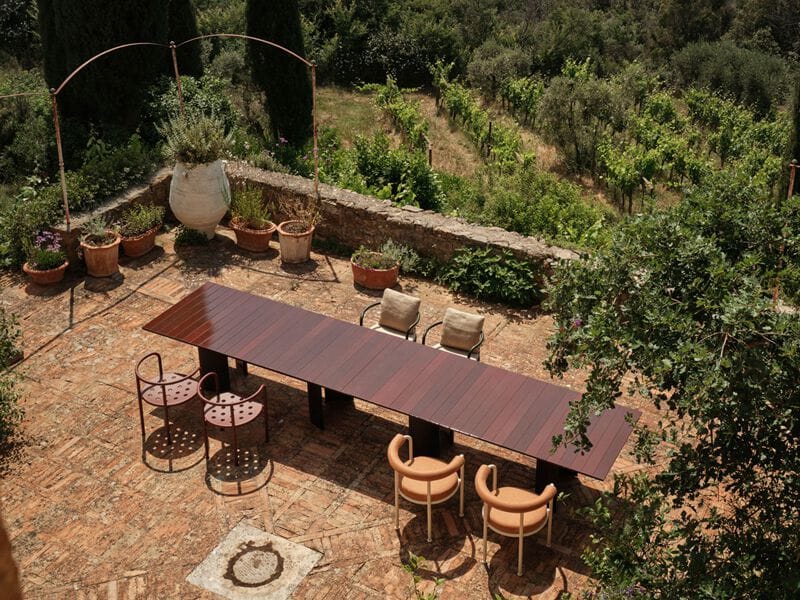 Прямоугольный садовый стол из лавового камня FAST Naca ARCH-00138730 - Вид №3