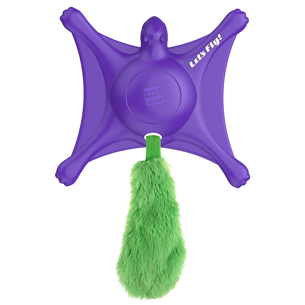 ПР0058979 Игрушка для собак Let"s Fly! Белка-летяга с пищалкой 27см GIGWI 