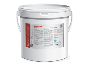 Напыленная пробковая отделка для термо-акустической изоляции