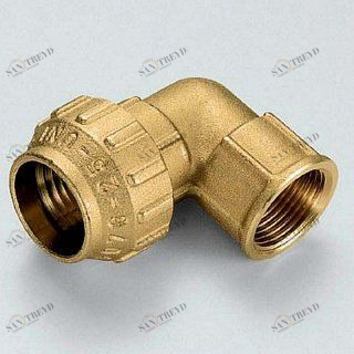 Угол ВР 40х1"1/4 для ПНД труб TIEMME 3400035