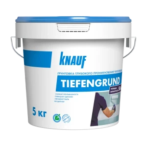 Грунтовка глубокого проникновения KNAUF Тифенгрунд для внутренних и наружных работ 12756876