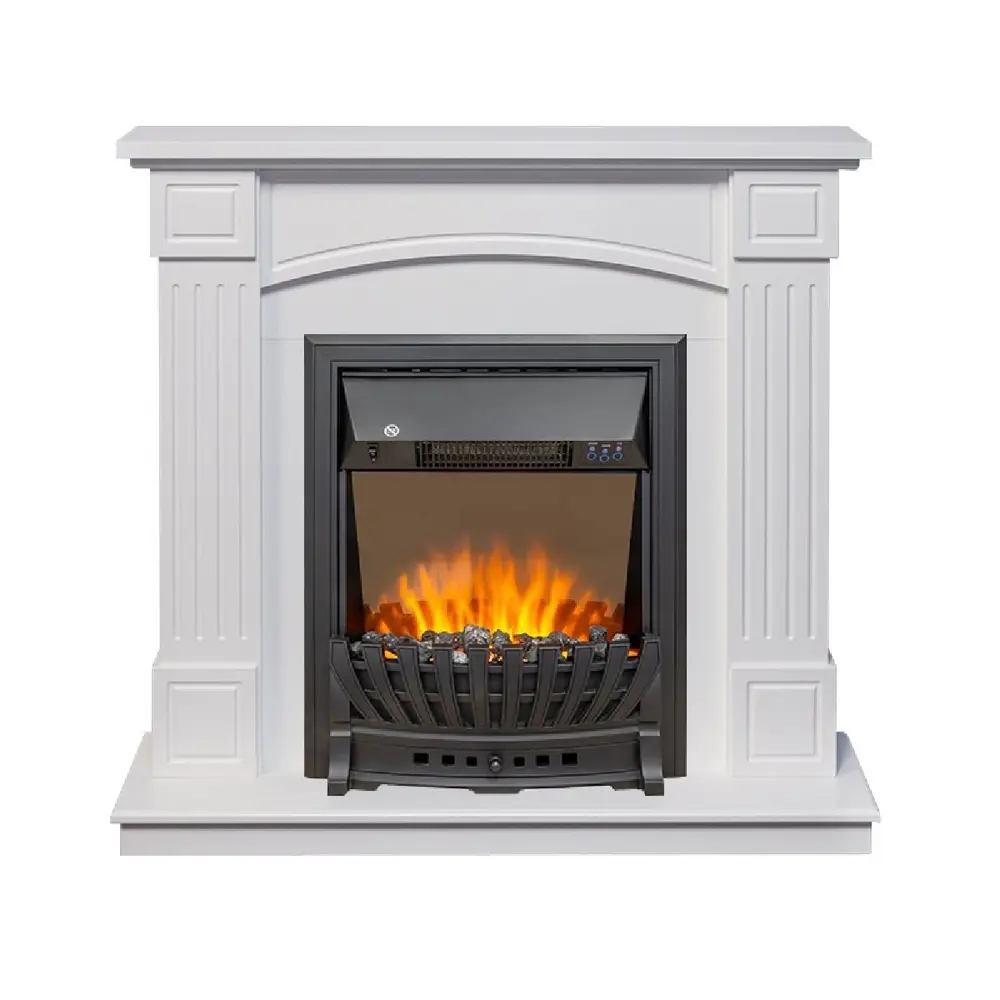 Каминокомплект Royal Flame Boston STD Aspen Black 1.5 кВт цвет белый 89396835 STLM-2199964 