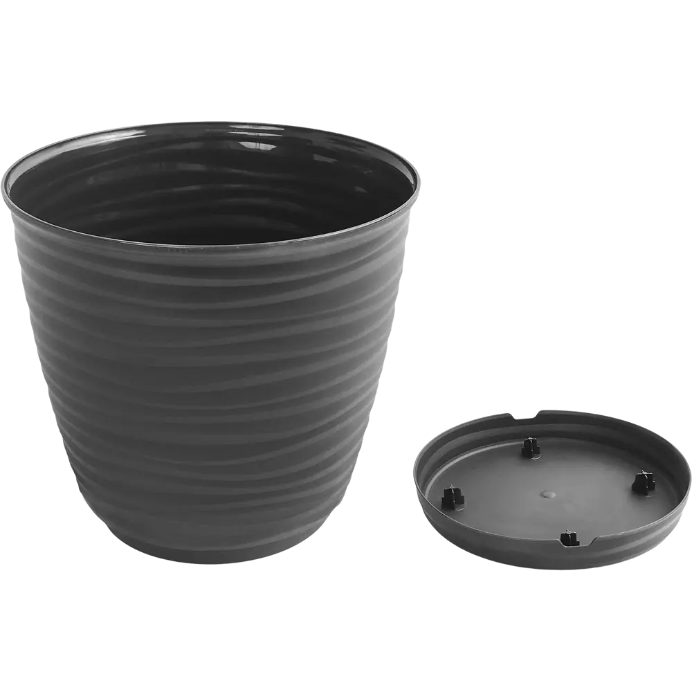 Цветочный горшок IDI LAND Saffron с поддоном для комнатных растений 84533077 STLM-0051424 - Вид №1