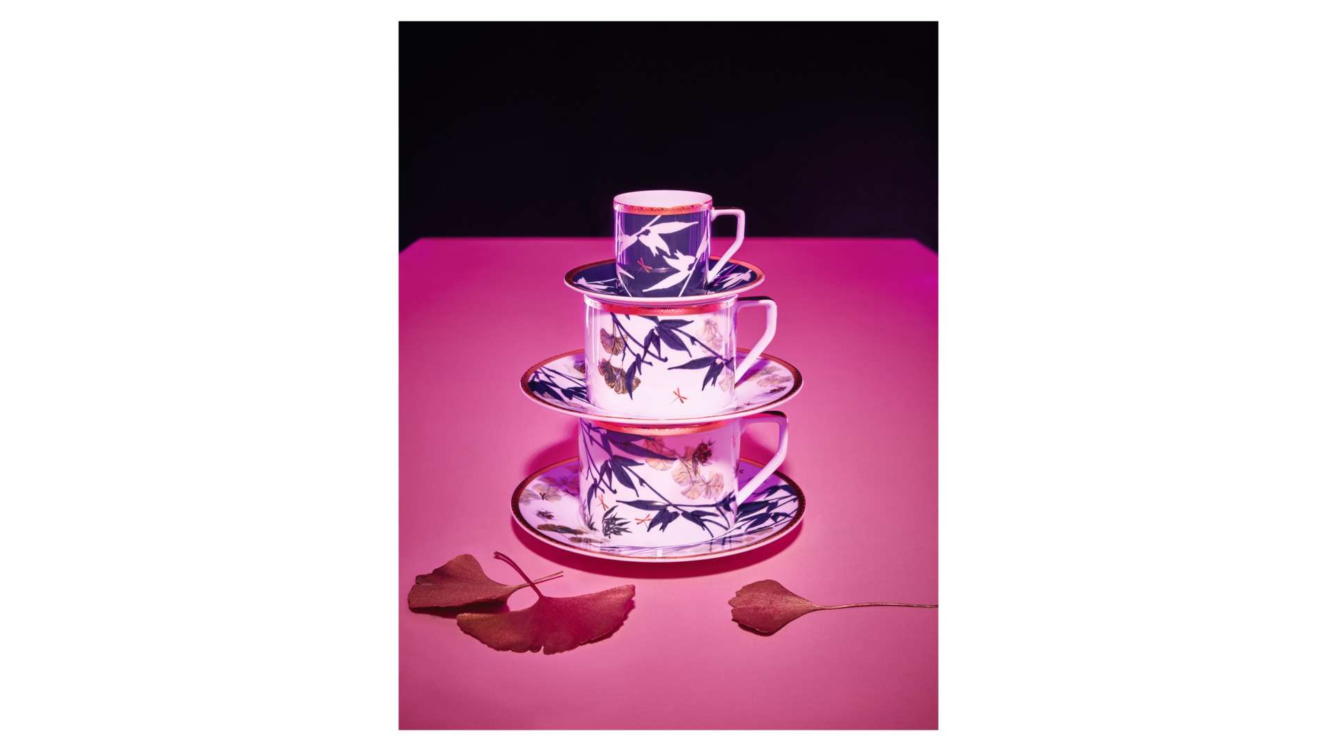 10654603 Rosenthal Чашка для эспрессо с блюдцем Rosenthal Турандот, фарфор, синий, золотой кант Фарфор  - Вид №1