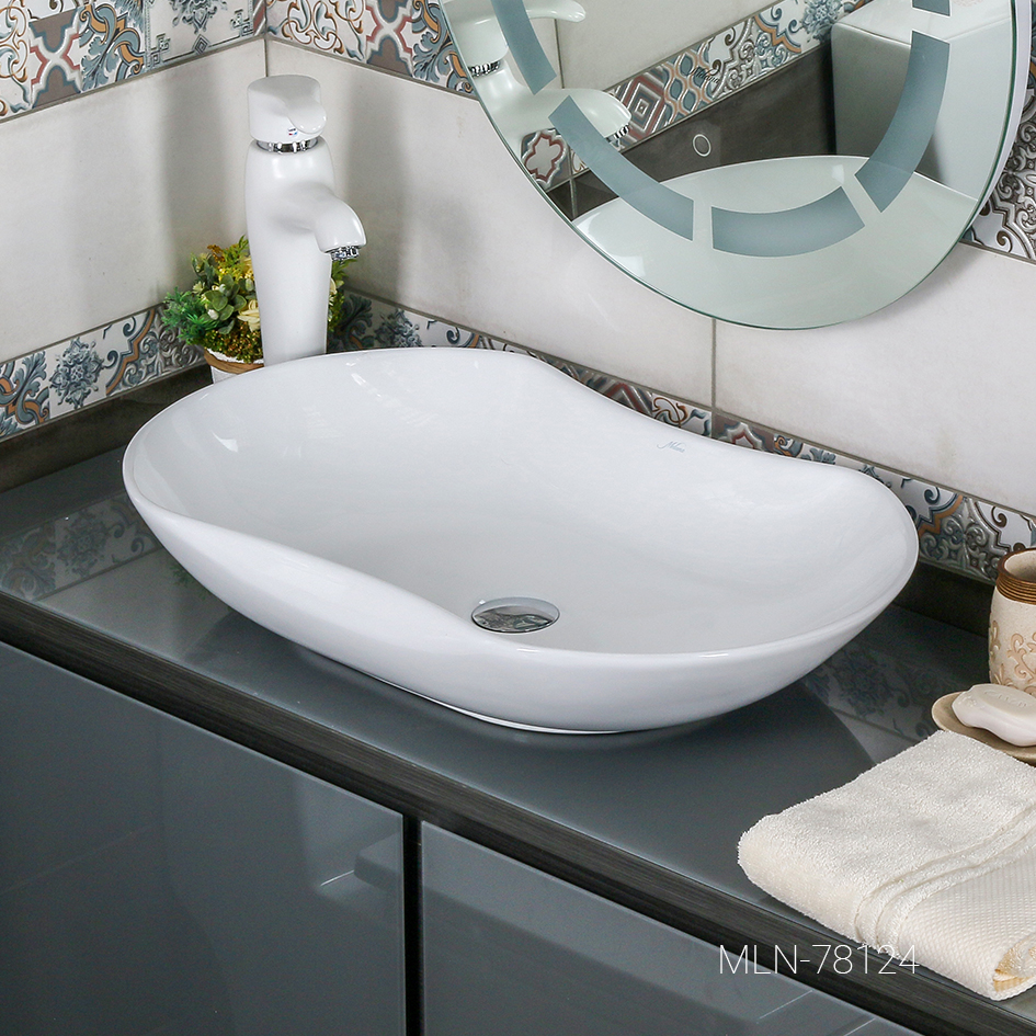 Накладная раковина melana mln-78124 78124-805