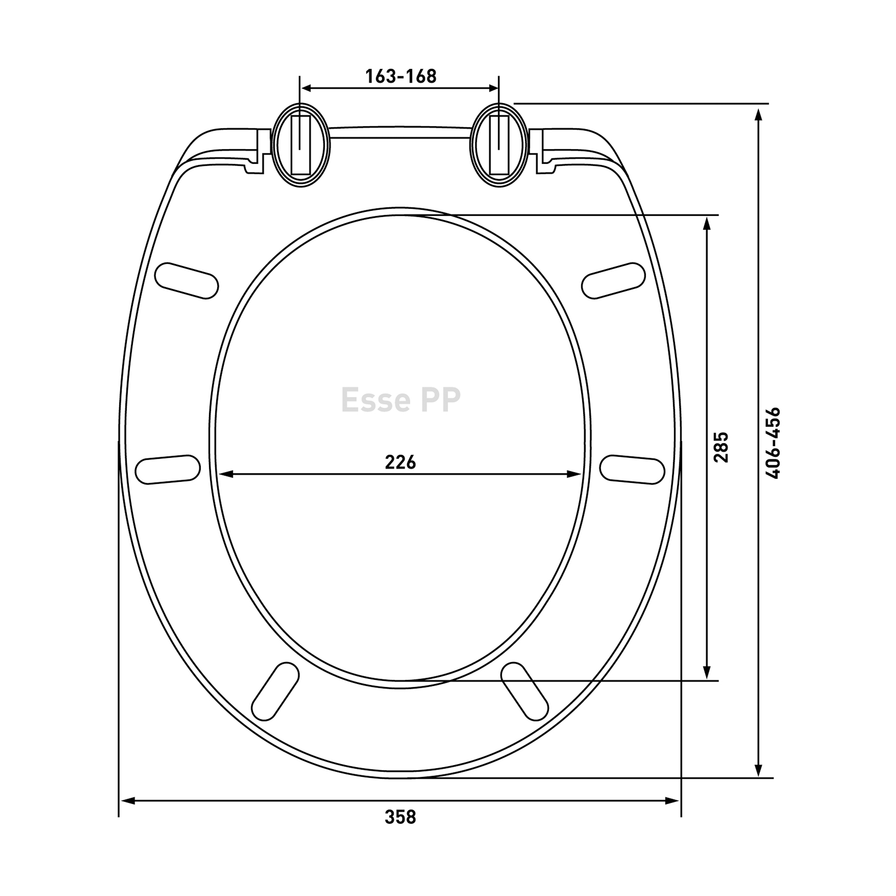 86588915 Сиденье для унитаза Esse цвет черный STLM-0070527 BERGES WASSERHAUS  - Вид №3