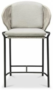 MANUTTI Высокий металлический табурет с подлокотниками Radius Bs69 - bs70