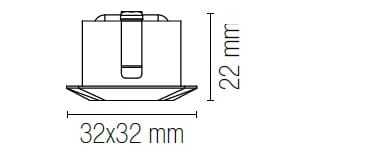 Алюминиевый квадратный светодиодный светильник Fan Europe Lighting INTEC ARCH-00089519 - Вид №2