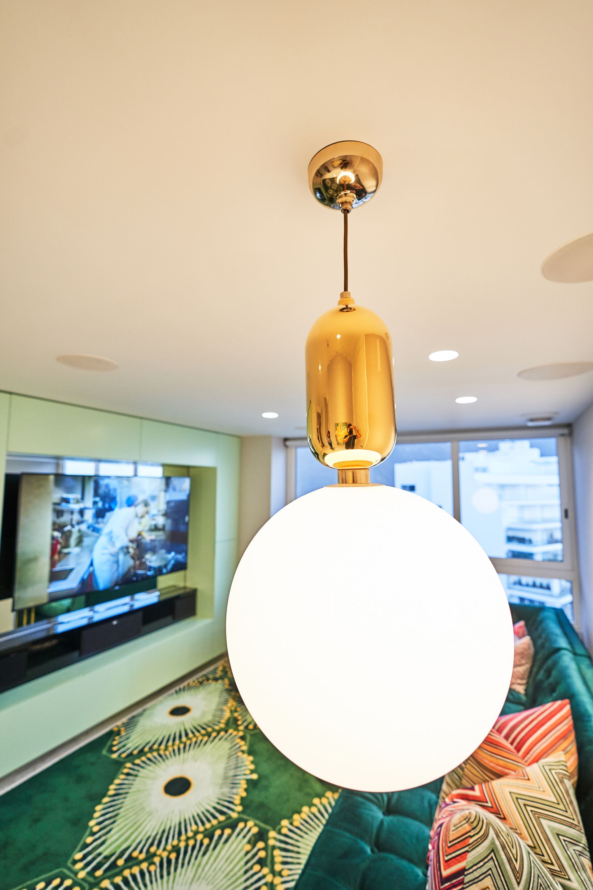 Керамическая и опаловая стеклянная подвесная лампа PARACHILNA Aballs ARCH-00061642 - Вид №23