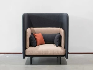 BuzziSpace Кресло из ткани с высокой спинкой Buzzispark