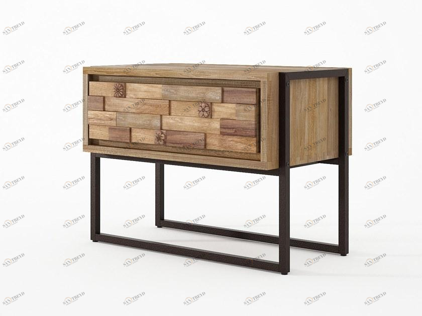 KARPENTER Прямоугольная тумбочка из тика Carv'n Cv09-t