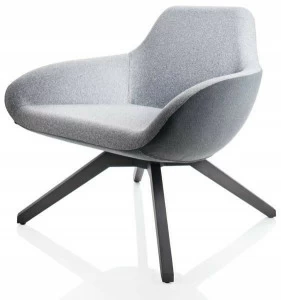 ALMA DESIGN Кресло на козелке из ткани с подлокотниками X big