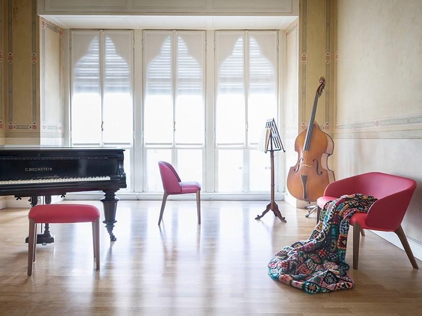 Very Wood Прямоугольный пуф из ткани Bellevue sun-id-1501773 - Вид №5