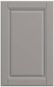 Фасады для кухни Кантри Фрезеровка «Прямоугольник Фолк» Кварц софт №504