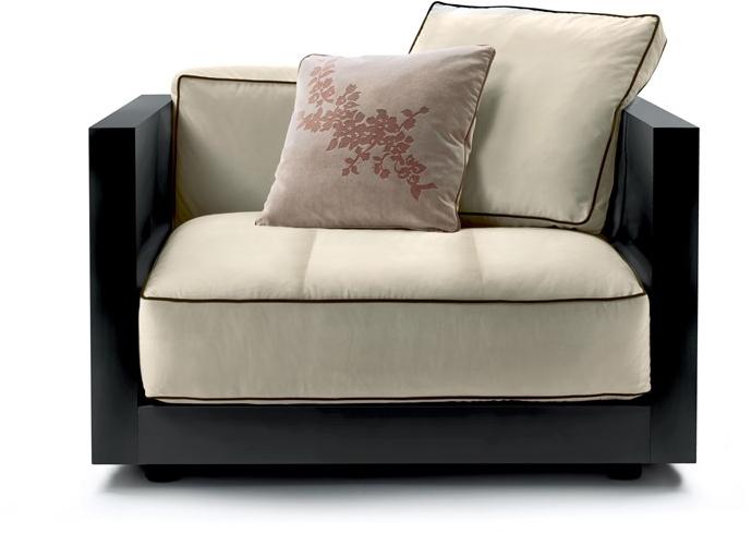 Flexform Кресло из ткани со съемным чехлом с подлокотниками Lucien sun-id-1353084 - Вид №2