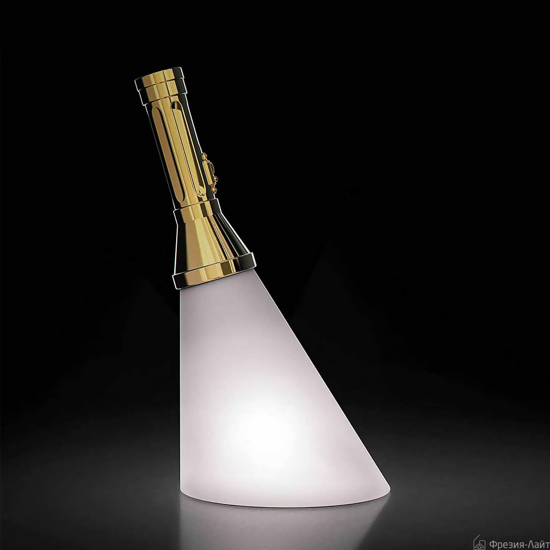 Qeeboo FLASH 11003GO-M Gold лампа настольная 120378