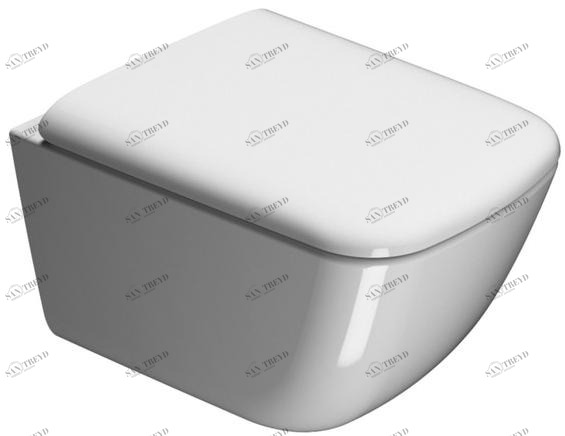 901811 Подвесной унитаз настенный Белый GSI ceramica Sand Италия