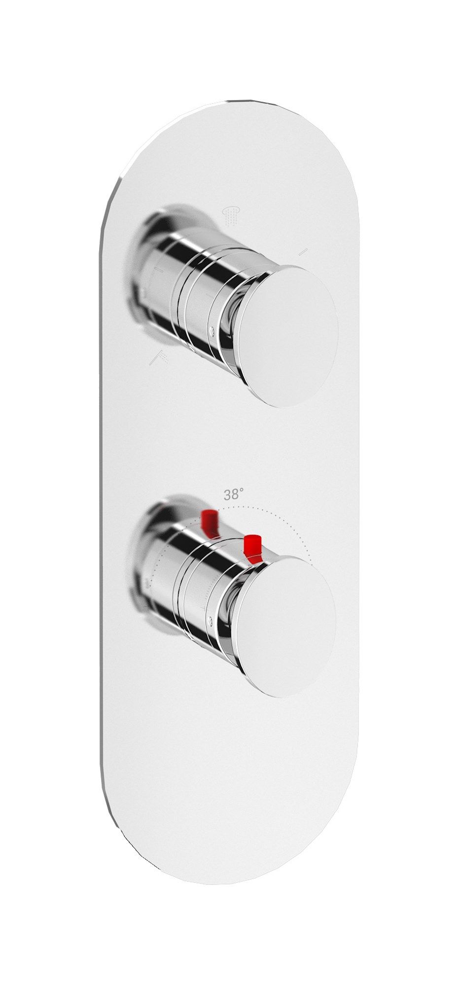 Термостатический смеситель для душа с переключателем IB Aqua ARCH-00085463 - Вид №4