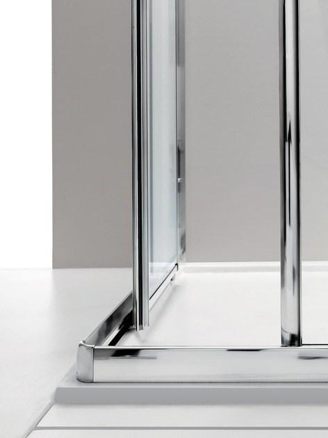 INDA® Душевая кабина угловая стеклянная с раздвижной дверцей Jolly sun-id-1371324 - Вид №1